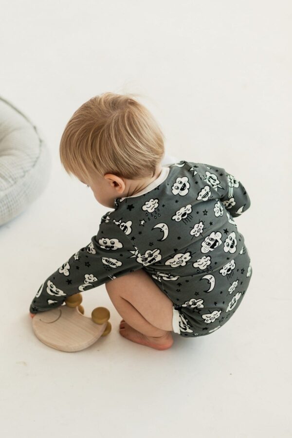 Beba bodi Clouds Pattern