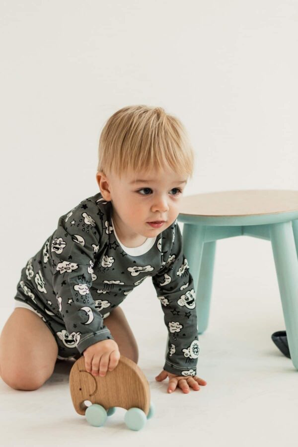 Beba bodi Clouds Pattern