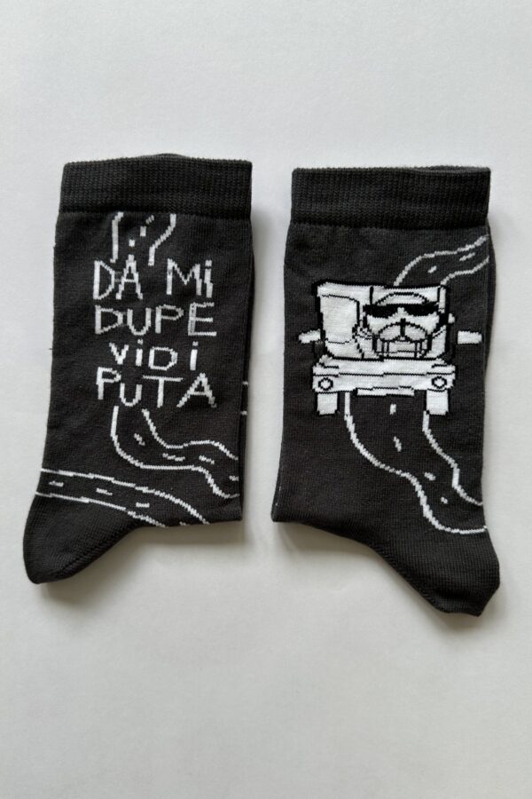 Čarape Da mi dupe vidi puta