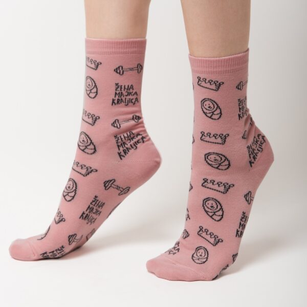 Čarape Žena majka kraljica