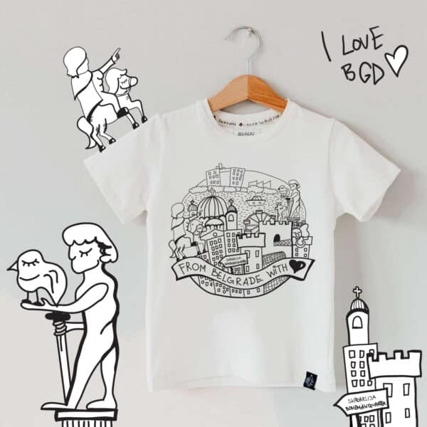 Dečija majica Beograd with love