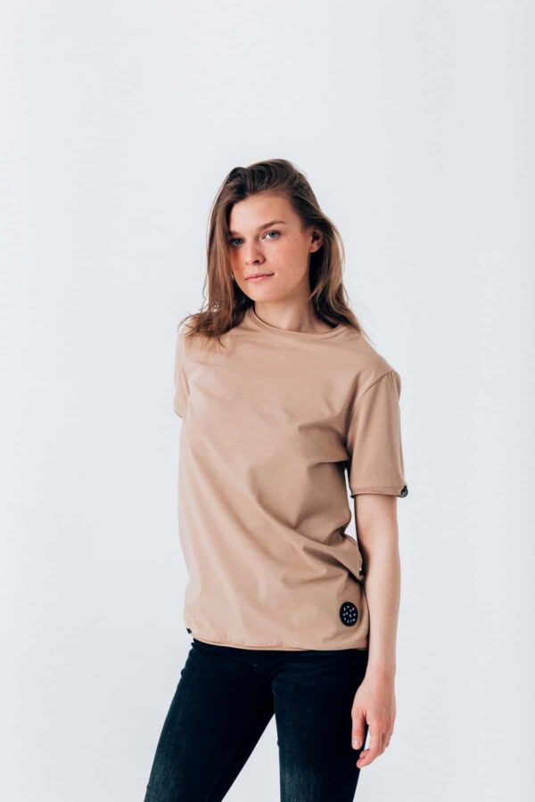 T-shirt Basic Collection Coffee