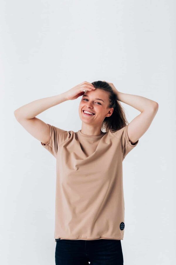 T-shirt Basic Collection Coffee