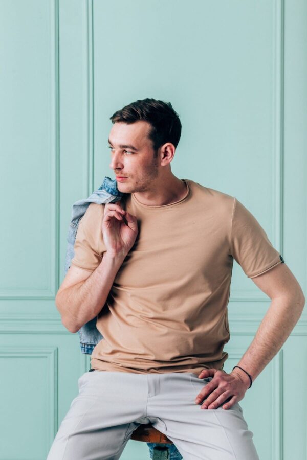 T-shirt Basic Collection Coffee