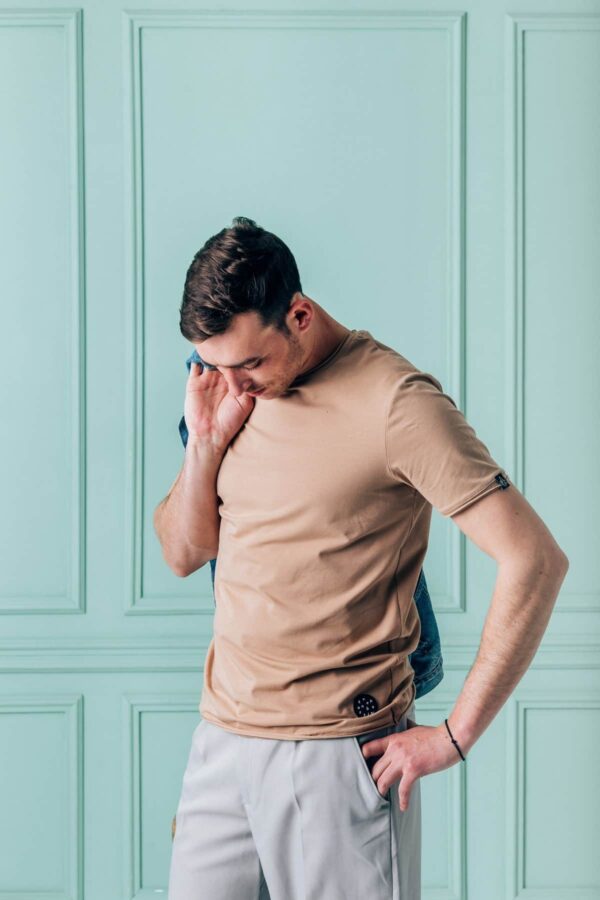 T-shirt Basic Collection Coffee