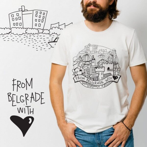 Majica Beograd with love