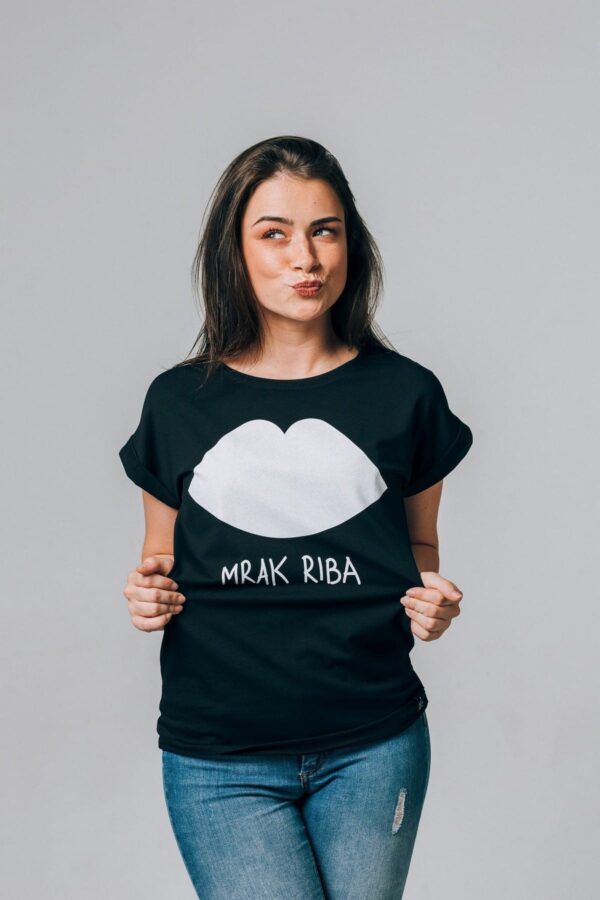 Majica Podvrnut rukav Mrak riba
