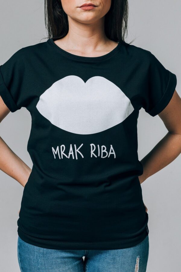 Majica Podvrnut rukav Mrak riba