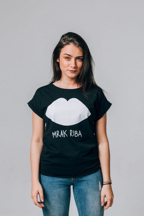 Majica Podvrnut rukav Mrak riba