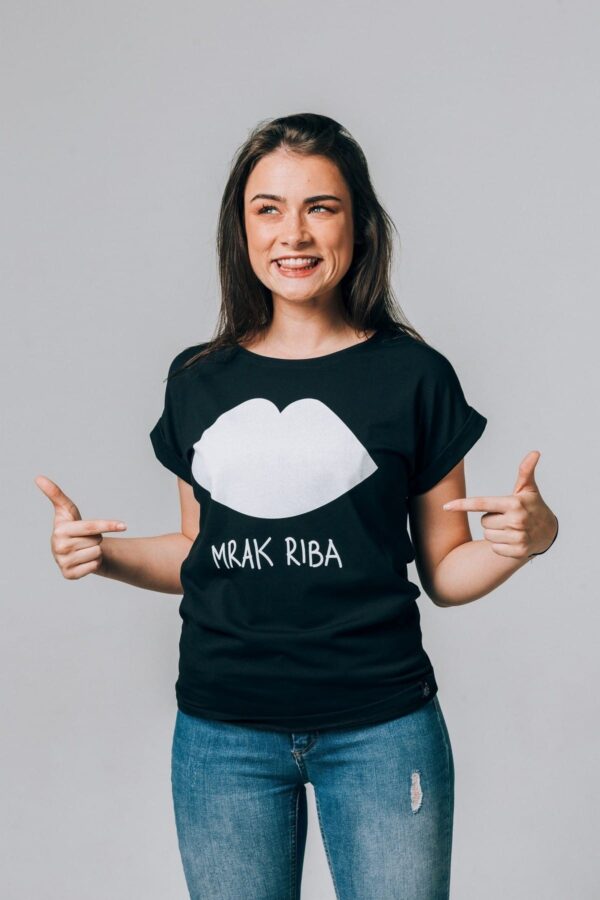Majica Podvrnut rukav Mrak riba