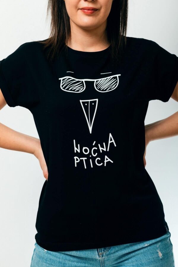 Majica Podvrnut rukav Noćna ptica