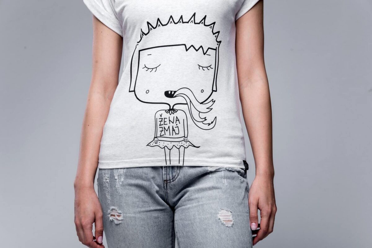 T-shirt "Žena zmaj"
