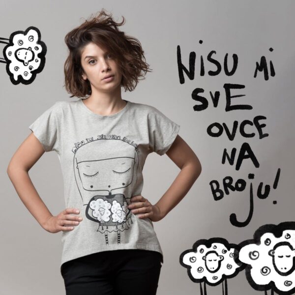 Majica Špicevi sa strane Nisu mi sve ovce na broju