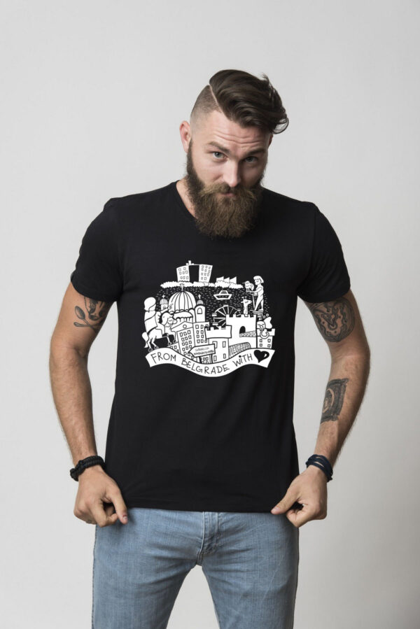 Majica Beograd with love