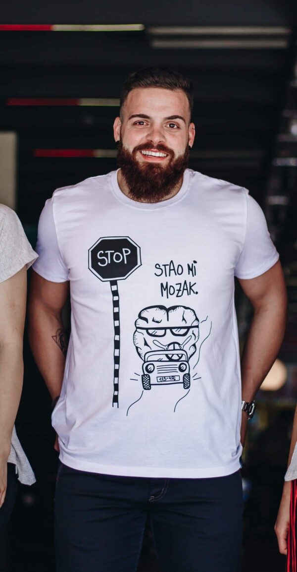 Muška majica Stao mi mozak