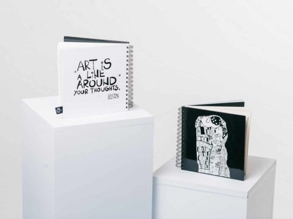 Škrabook Art lover Klimt The kiss