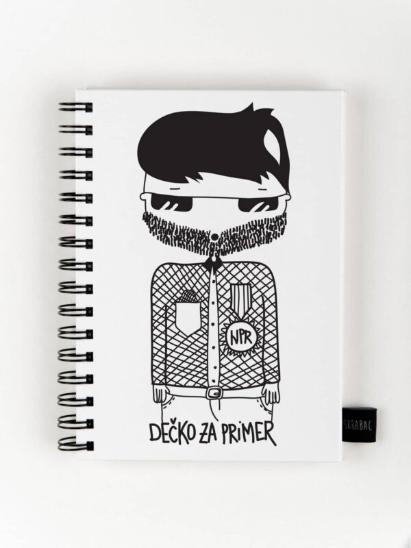 Škrabook Dečko za primer
