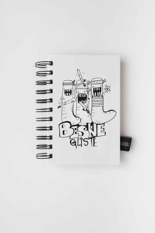 Škrabook mini Besne gliste