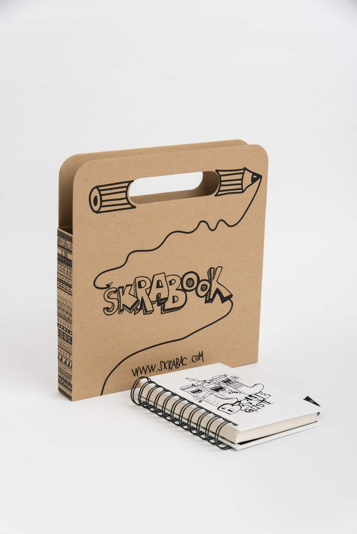 Škrabook mini Besne gliste