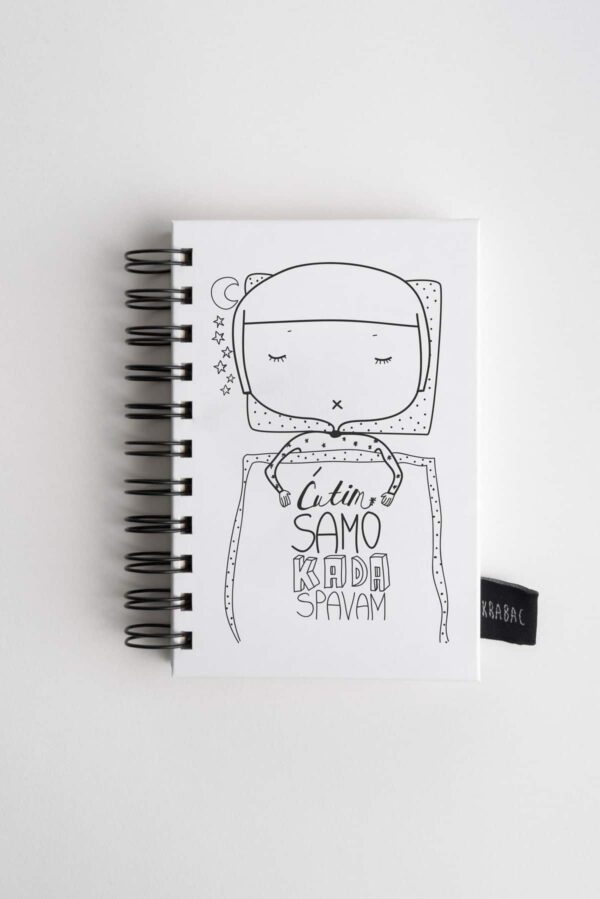Škrabook mini Ćutim samo kad spavam