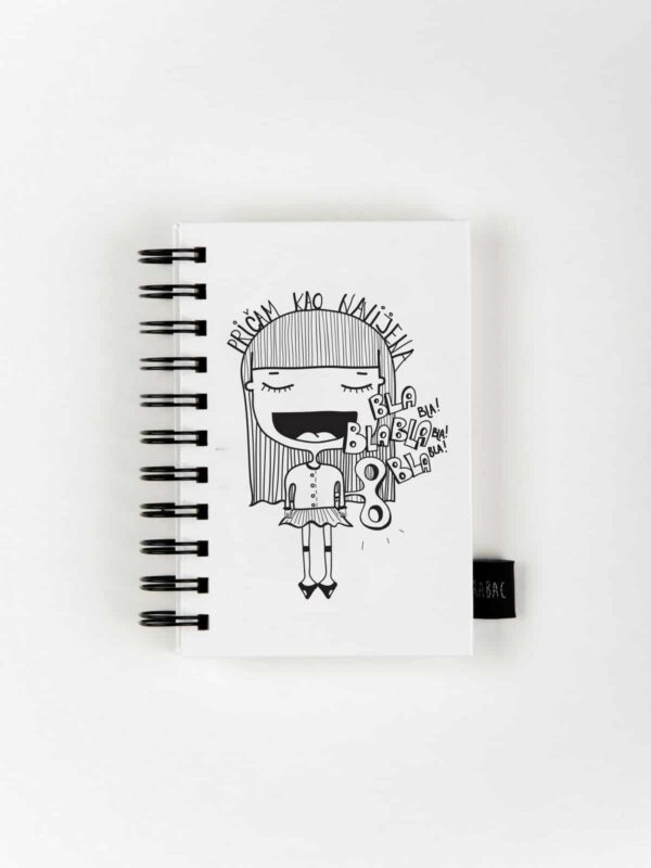 Škrabook mini Pričam kao navijena