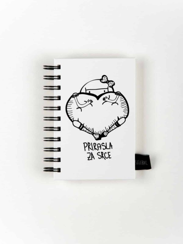 Škrabook mini Prirasla za srce