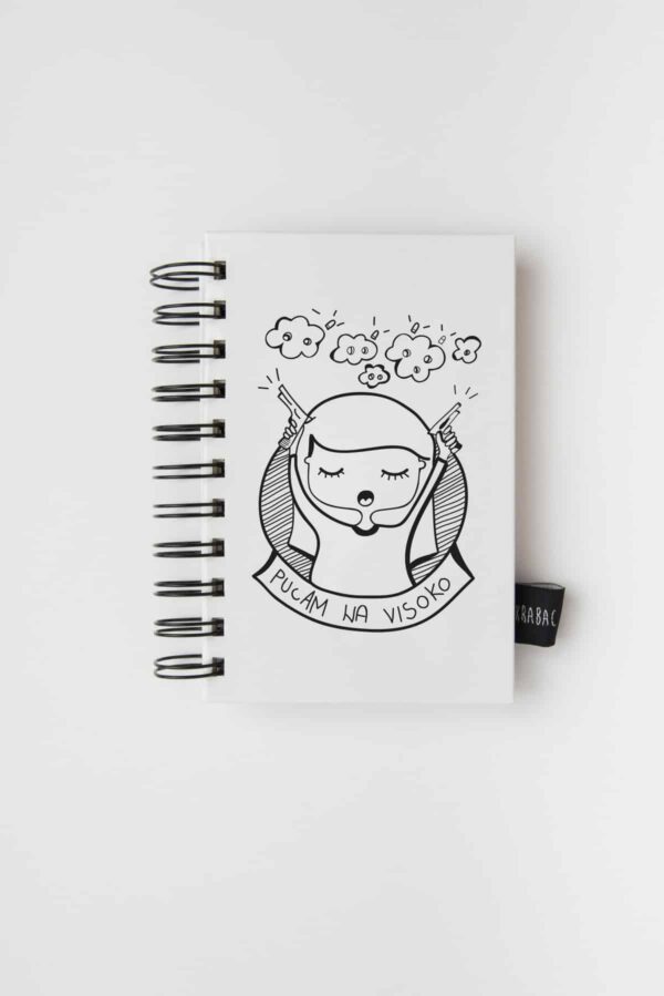 Škrabook mini Pucam na visoko