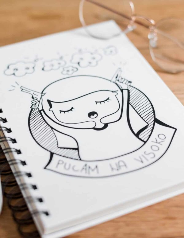 Škrabook Pucam na visoko