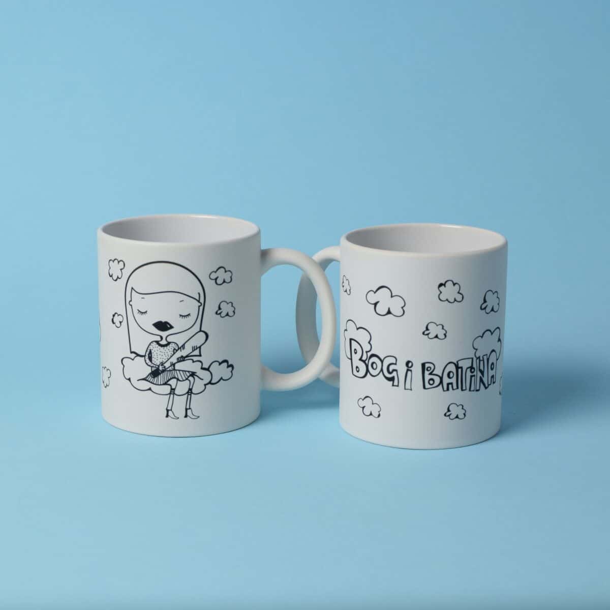 Ceramic Mug "Bog i batina"