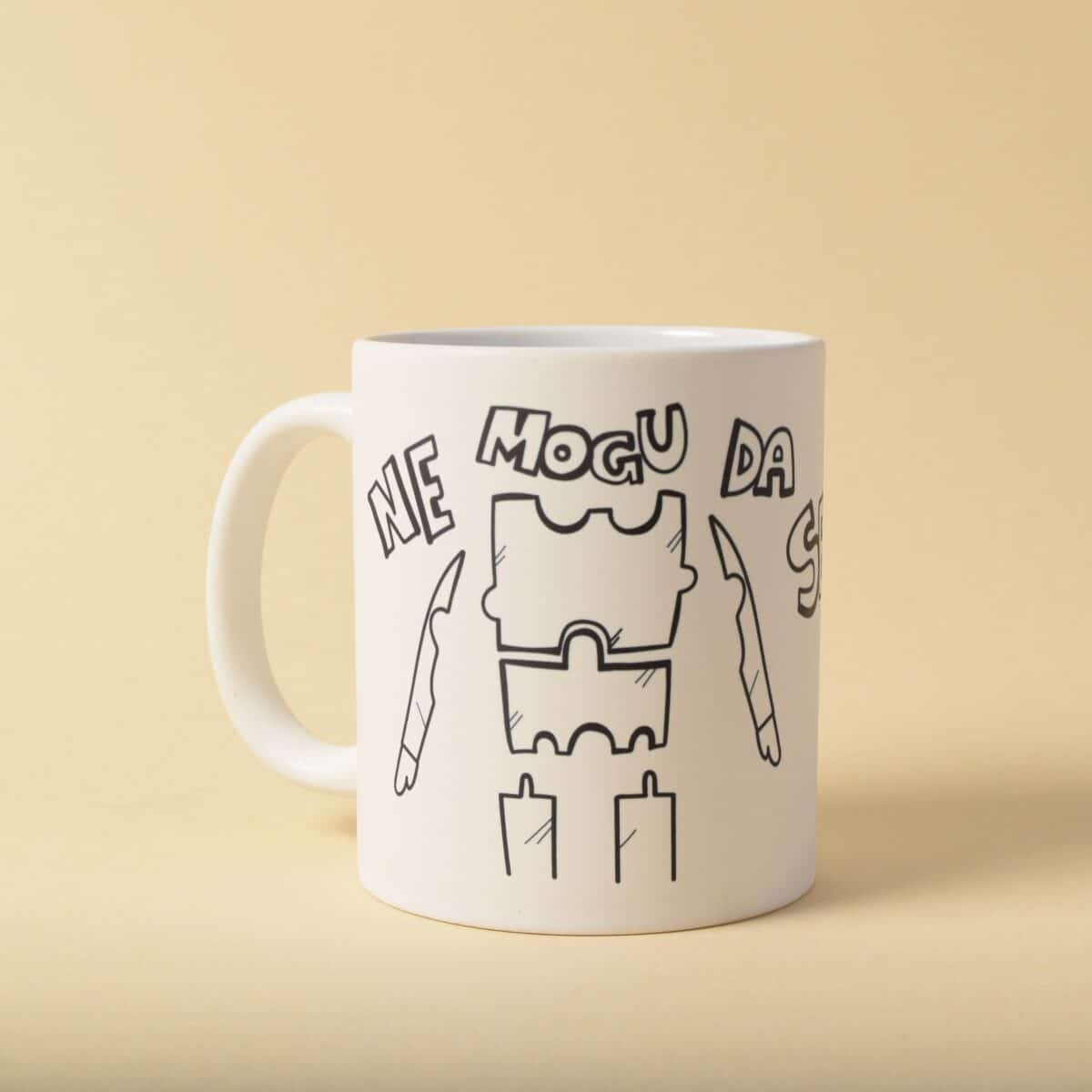 Ceramic Mug "Ne mogu da se sastavim"