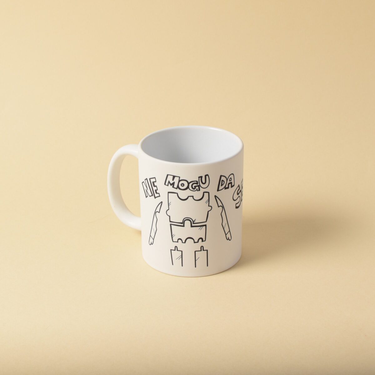 Ceramic Mug "Ne mogu da se sastavim"