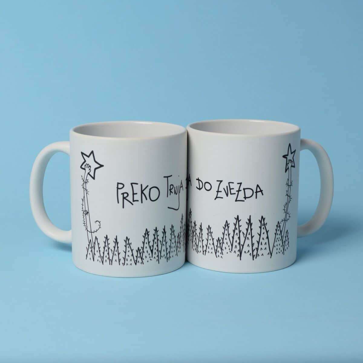 Ceramic Mug "Preko trnja do zvezda"