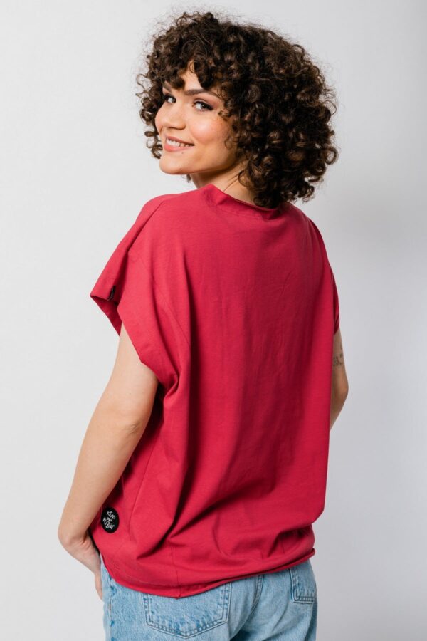 T-shirt Basic Collection Garnet rose