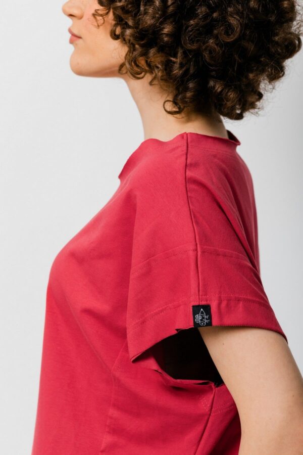T-shirt Basic Collection Garnet rose