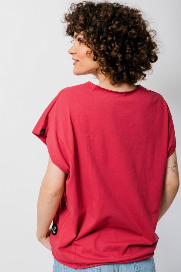 T-shirt Basic Collection Garnet rose
