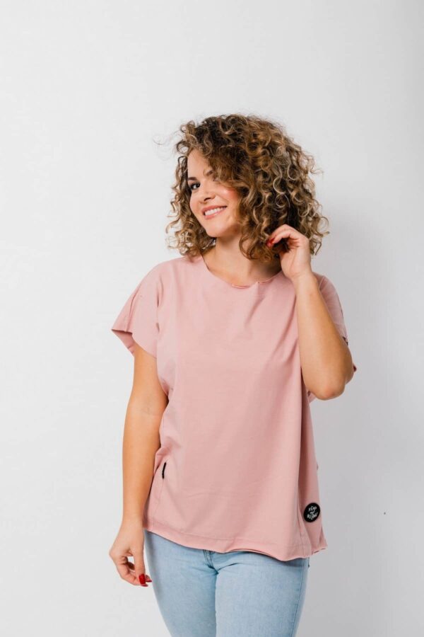 T-shirt Basic Collection Pale mauve