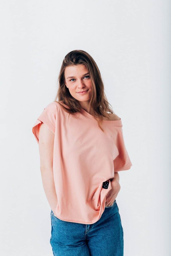 T-shirt Basic Collection Rosewater