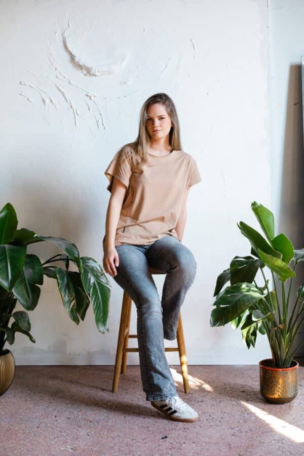 T-shirt Basic Collection Frosted Almond
