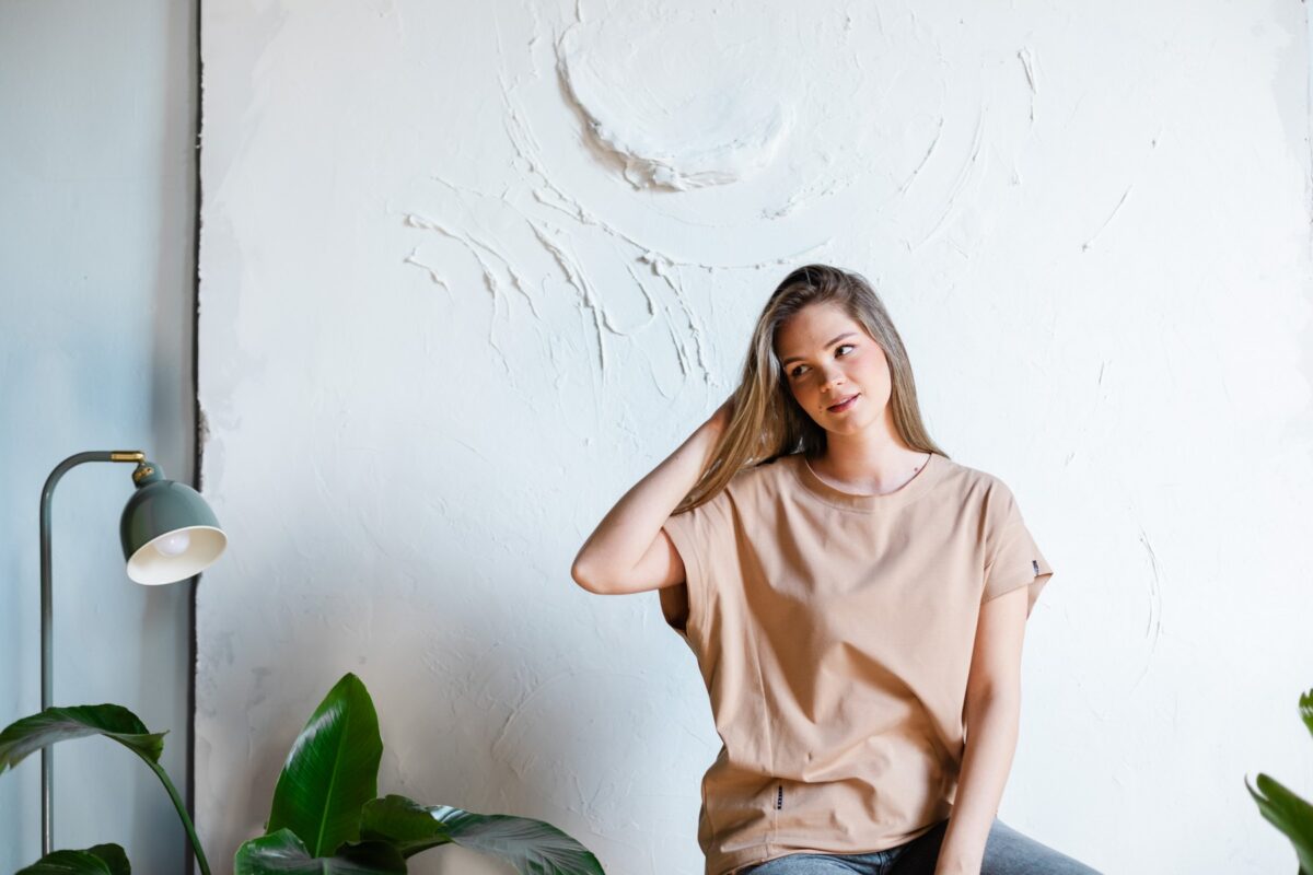 T-shirt Basic Collection Frosted Almond