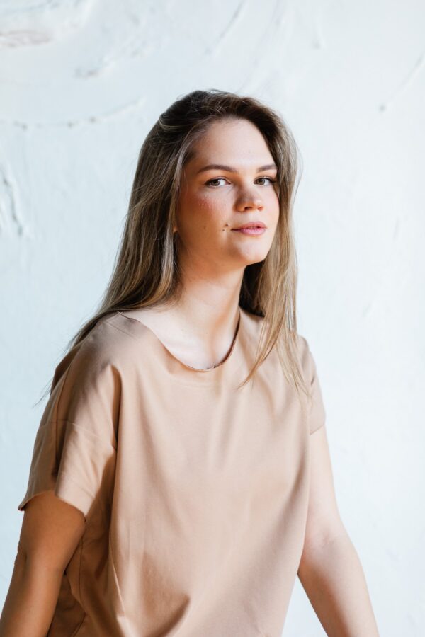 T-shirt Basic Collection Frosted Almond