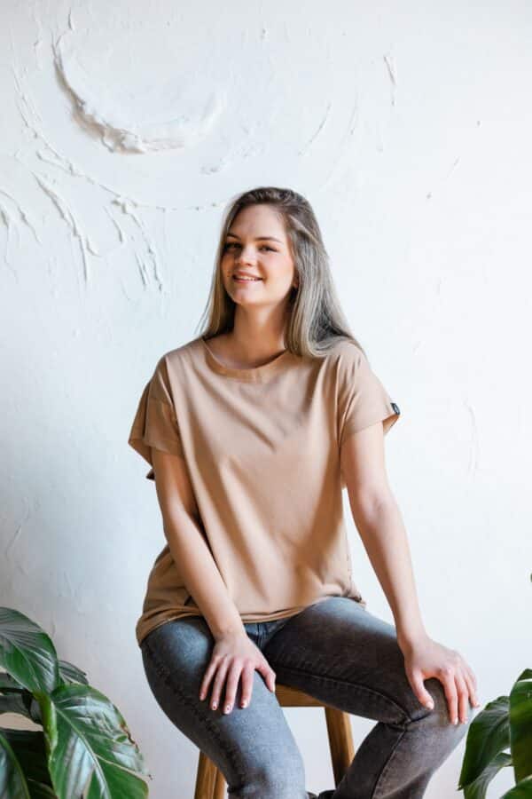 T-shirt Basic Collection Frosted Almond