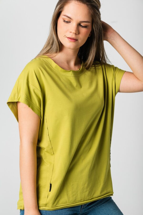 T-shirt Basic Collection Split Pea