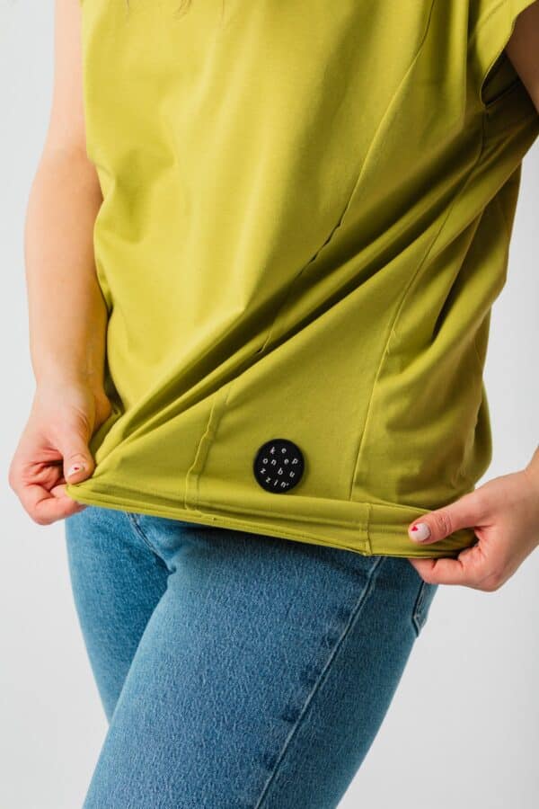 T-shirt Basic Collection Split Pea