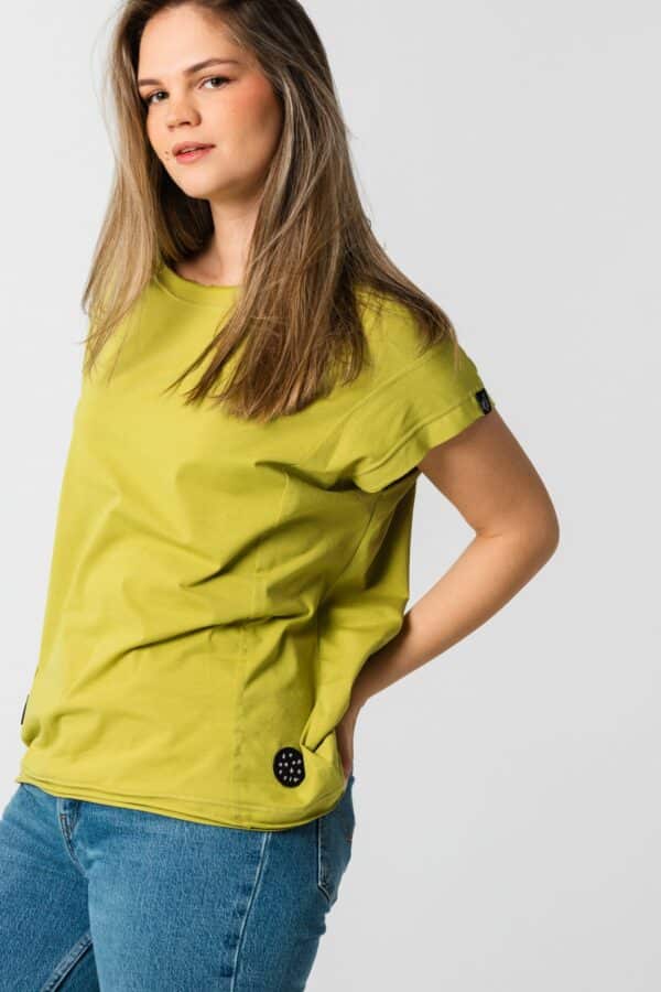 T-shirt Basic Collection Split Pea