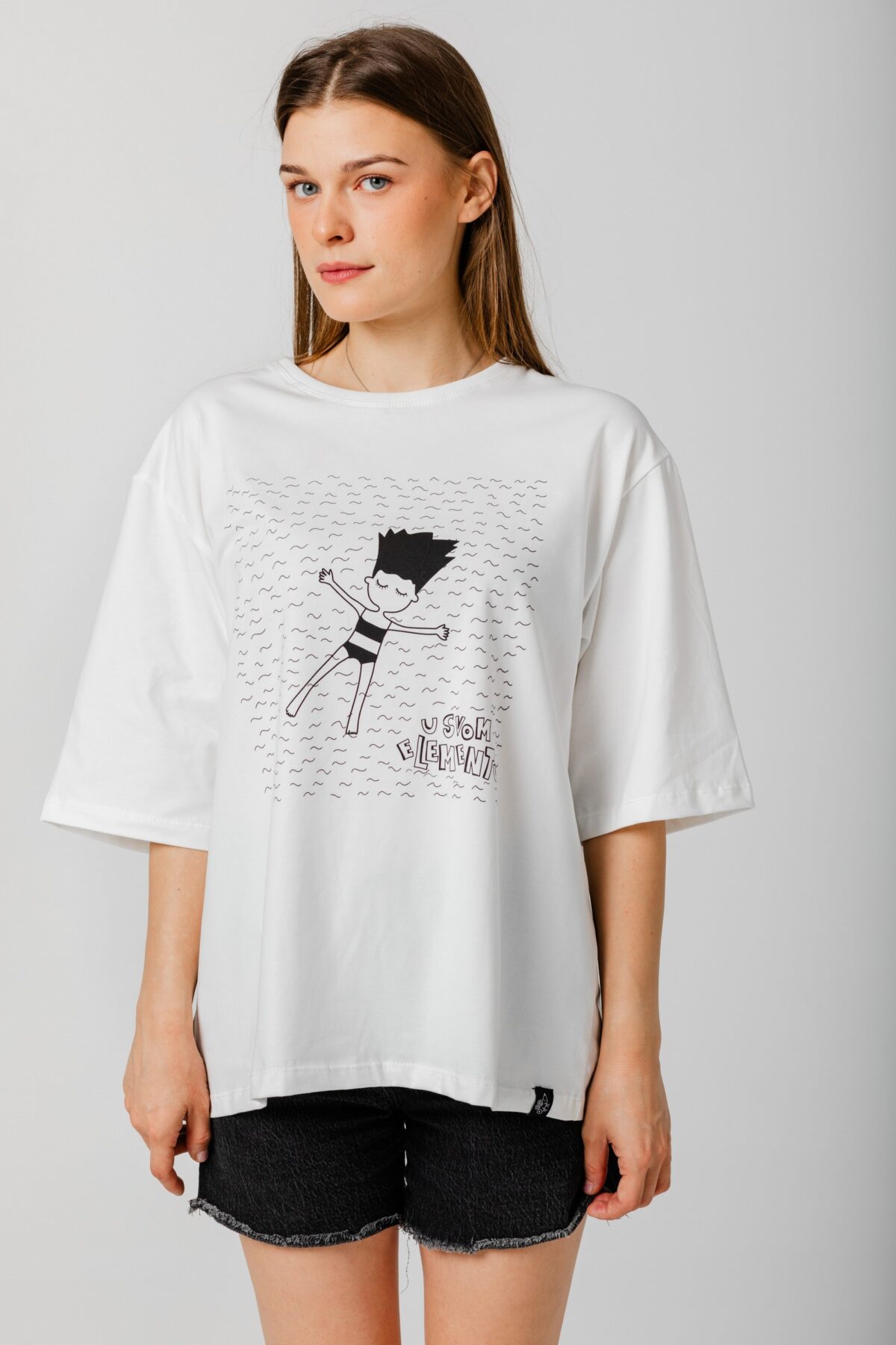 Oversized majica U svom elementu