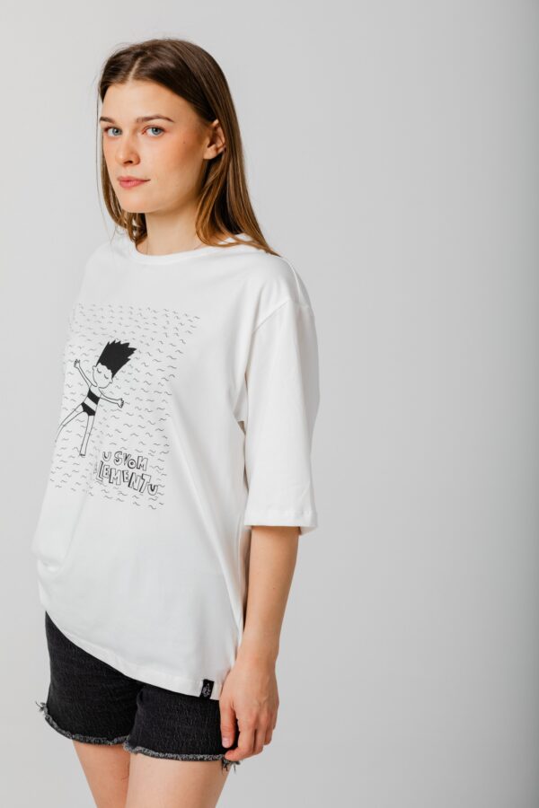 Oversized majica U svom elementu
