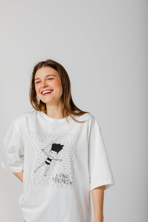 Oversized majica U svom elementu