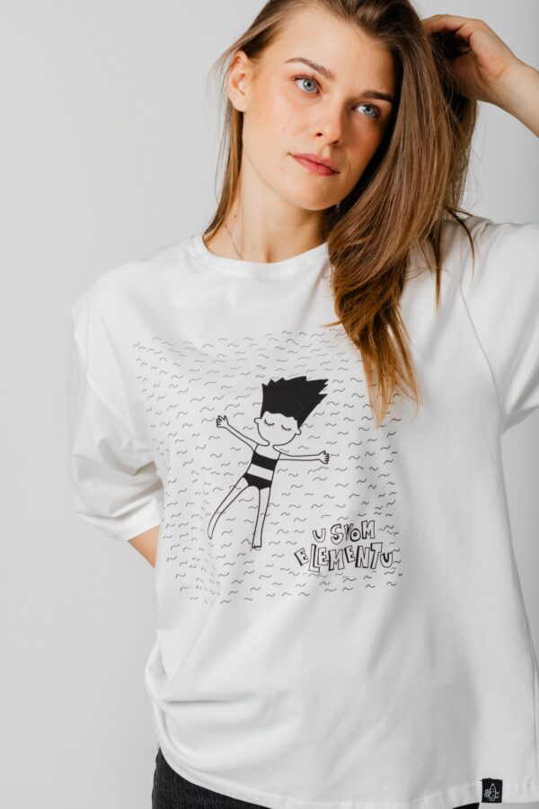 Oversized majica U svom elementu