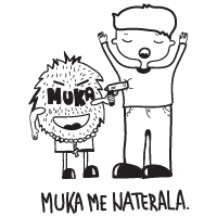 Muka me naterala